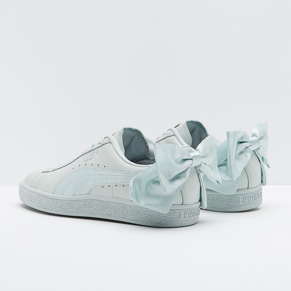 PUMA Bow Leather Sneakers - Picture 2 of 8